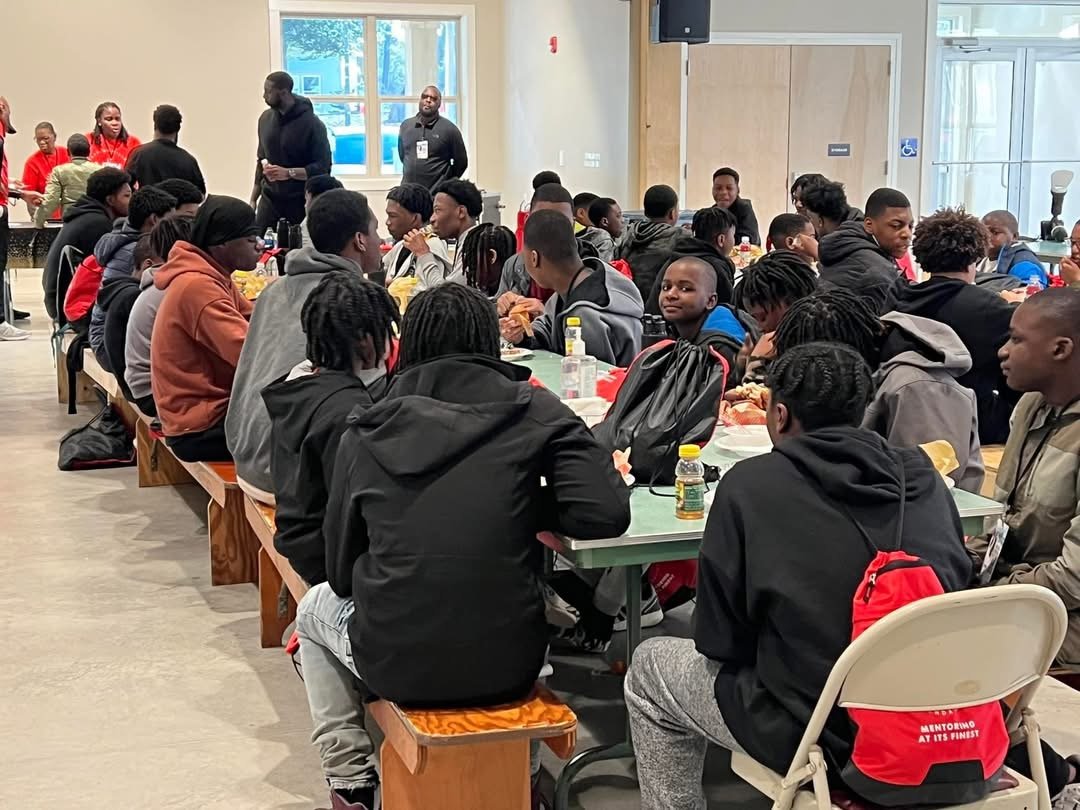 Young men at Mentoring Camp
